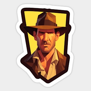 Classic Treasure Hunter - Indy Sticker